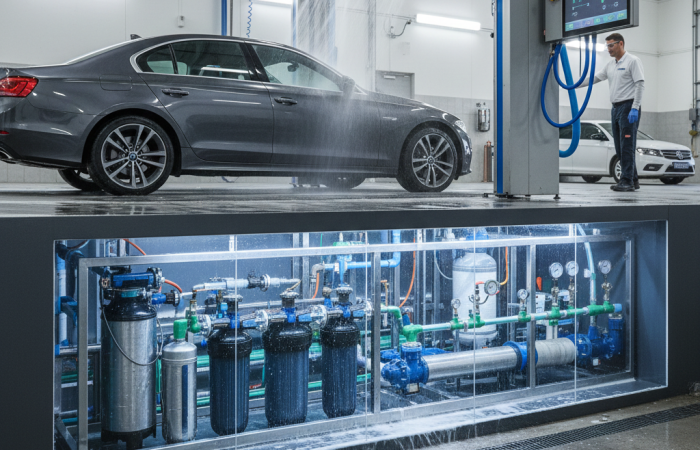 Vehicle Wash Water Recycling System